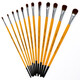 Xiedetang 826 Wolf Hair Water Chalk Set semi-circulaire aquarelle de stylo peinture à huile Brosse en acrylique peinture à main Brosse art examen pigment spécial stylo simple / double art peinture étudiante de couleur ensemble 826: 2 [1 broche]