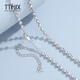TTMIX platinum necklace women's pt950 sparkling bead star chain platinum chain fashion clavicle chain custom deposit please contact customer service for details
