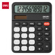 
Deli 837es series dual power desktop office calculator 12-bit large screen desktop computer Office stationery supplies [upgraded] Non-voice + dual power supply T18