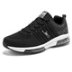 
Jordan Gran casual shoes breathable men's shoes extra large size student running shoes extra large size lightweight board shoes air cushion sports shoes men black gray 9880 size 39