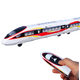 KAIWEI-Legierung Fernbedienung Hochgeschwindigkeits-Schienenspielzeugzug mit Gleis Fuxing Emu Model Railway Track 3-jährige Kinder simulierte Zug [2 Abschnitte] Fernbedienungszug/Legierung [Weiß]