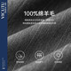 威可多（VICUTU）【蓝V西服】男西服外套羊毛西装上衣VBS88112398T  灰色条纹 170B
