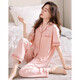 Modal Pyjamas für Frauen im Sommer Reine Baumwoll-Kurzärmer-Hosen alle Baumwolldünnen im Sommer High-End-Sommer-Heimkleidung 12044 Schwarz M (160): Geeignet für 80-100jin [Jin Equals gleich 0,5 kg] Verschleiß