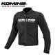 KOMINE SAFETY/INNOVATION Summer full mesh knight jacket light weight anti-fall minimalist style motorcycle riding suit men and women JK-171 Black XL
