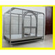 JPHZNB Large Dog Alaskan Extra Large Dog Cage Golden Retriever Samoyed Husky Small and Medium-sized Dog Teddy Bichon Dog Cage New Product Square Tube 125*80*90cm Standard (With Tray Color Random)