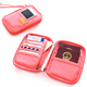 CLCEY passport clip air ticket storage bag protective cover travel abroad portable multi-functional travel equipment [short model-small] gray