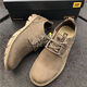 Carter CAT men's shoes, low top Martin boots, cow leather work shoes, men's spring and summer new casual shoes, brown 40