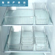 Special fresh-keeping box storage box storage box refrigeration box drawer egg vegetable sorting box storage 4882. PET handle box with lid-1 medium size