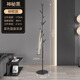 Xinyi Hongyun Light Luxury Iron Coat Rack Bedroom Hanger Floor Standing Vertical Office Hanger Living Room Clothes Rack Bag Rack Tree Branch Style - Mysterious Black - Black Bottom Export Quality