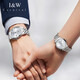 Швейцарский бренд Aiwochi IW Watch Мужчины и женские механические часы Полностью автоматическое импортное движение Водонепроницаемое светящаяся пара наблюдает за парой [импортированное движение] 683 пары белая - бесплатная гравировка