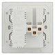SCHNEIDE ÉLECTRIQUE ÉLECTRIQUE à cinq trous (Type A + C) Panneau de prise d'alimentation USB (Charge rapide 21W) 86 Type Cached Zhen Platinum Velvet White