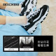 SKECHERS CLASSIC RETRO Diamond Panda Schuhe Freizeitschuhe Frauen dicker Sohle erhöhte weiße Schuhe 12241 Schwarz/Weiß/Bkw 39