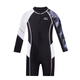 Hongxing Erke (ERKE) children's swimsuit, boy's sun protection one-piece swimsuit, breathable and comfortable hot spring swimsuit for small, medium and large children