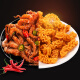 Shengerxiang, Bazhuyao sauce fried meat flavor 46g*6 bags, Internet celebrity Bazhuyao mahjong casual snacks puffed food