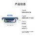 Picking the painting of high borosilicate glass lunch box 680ml*2 pieces Refrigerator storage box Office worker microwave oven heating lunch box