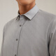 雅戈尔（YOUNGOR）长袖衬衫男保暖衬衫双层复合面料不易皱垂性好保暖舒适 灰色VLBN119759DBA 42