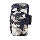 Fir mountain mounted large-capacity arm bag waterproof fitness running mobile phone sports arm bag running men and women beetle gray camouflage