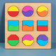 Sangétien (Sangty) Éducation précoce Puzzle numérique Puzzle de maternelle Pinyin Blocs de construction cognitifs Board de saisie à la main