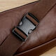 
Cool kangaroo waist bag men's genuine leather cowhide multifunctional large capacity oblique crossing construction site work running waist new mobile phone bag 866 black