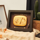 Mu Chen Shiguang Baby's one-year-old hand and foot print mud souvenir baby's 100-day hand and foot print Newborn hand print 8-inch vertical version丨Available before half a year old