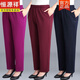 
Hengyuanxiang pure cotton women's pants in spring and autumn new style loose tight high waist casual pants trousers trousers sports sweatpants A Perth plus velvet wine-689# A2XL (recommended 115-135Jin [Jin equals 0.5 kg])