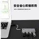 LITE (Z-TEK) Fast USB2.0 al adaptador de boscos Matón de computadora y teclado Tapper 4 puertos, Estación de acoplamiento Proyección de pantalla ultra clara + Expansión de alta velocidad Hub ZE695