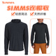 
SIMMS hooded shirt men's spring and summer sun protection clothes INTRUDER long-sleeved fishing sun protection clothes casual top comfortable and breathable PG-13570 hooded jacket black S