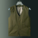 
Keerqi vest men's pure cotton work vest middle-aged and elderly people's large-size photography fishing horse clip daddy wear multi-pocket vest khaki 8802 XL suggestion 130-145Jin [Jin equals 0.5 kg]