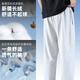 Li Ning Men's Pants Sports Pants Men's 2025 Winter New Straight Leg Loose Casual Pants Trendy Versatile Slim Sports Pants Men Gray (Straight Leg-Regular) XL