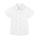 Weiman Fawn Children's Shirt Girls' Short Sleeve White Shirt Children's White Shirt Medium and Large Children's Shirt Summer 205 Lace Short Sleeve 160