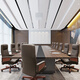 Furicco Genuine Leather Boss Silla Office Silla de clase grande Silla de oficinas de lujo de Light Silla de computadora en el hogar 3A Cowhide-Black (MND9901)