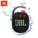 JBL CLIP4 无线音乐盒四代 蓝牙便携音箱低音炮 户外音箱 迷你音响 IP67防尘防水 一体式 黑橙色
