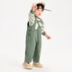 Mini Bala boys and girls long-sleeved suit spring baby children's T-shirt overalls moisture-absorbent and quick-drying