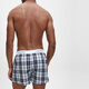 Calvin Klein CK Herbst neue Herren -Baumwollmode bequeme Boxer Höschen 2 Streifen + Plaid M.