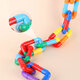 Tatanice Wasserpfeifen Bausteine Spielzeug Kinder große Partikel zusammengebaute Bausteine 144 Stück handgefertigtes DIY -Spielzeug Geburtstagsgeschenk