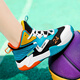 Li-Ning Hot Children's Sports Shoes Boys' Shoes Summer 2026 New Medium and Large Children's Mesh Running Shoes Breathable Boys Basketball Shoes Yue Zi 34
