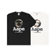 AAPA AAPE AAPE AAPE Camiseta de manga corta Man y una camisa de base impresa de camuflaje de algodón puro de primavera y mujer de cuello redondo de cuello redondo [Jin equivale a 0,5 kg]