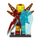 Compatible avec Lego Avengers Marvel compatible avec Lego Iron Man MK85 Figure Mecha Thanos Assembly méchant XH1343 Iron Patriot