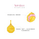 Chow Tai Fook Soinlove niedliche Haustier -Umarmung Schlange im Jahr von Zodiac Gold Fortune Perle Girl sendet Geschenk VR1421 VR1421