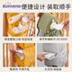 SANMEI Baby Cribe Sobre Storage Bolsa colgante Multifuncional Bolsa de almacenamiento de pañales Cesta colgando Cesta de almacenamiento de juguetes Cesta de almacenamiento 51*20*12 cm oso pardo
