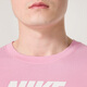 Nike (NIKE) short-sleeved men's 25 summer new sportswear casual half-sleeved breathable running fitness suit trendy round neck T-shirt Cotton skin-friendly/rise powder/hot-promoting style L [175] Weight 130~150Jin [Jin equals 0.5 kg]