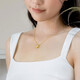 Chow Sang Sang New Year's gift gold pendant, pure gold gourd pendant, without chain, priced at 92039P, 0.8g