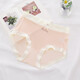 
Yu Zhaolin (YUZHAOLIN) 4 ice silk markless underwear for women with mid waist, abdomen and hips, cold naked feeling, ultra-thin traceless quick-dry briefs NK9856 color mixing 4 M [80-100Jin [Jin equals 0.5 kg]]