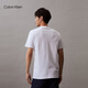 Calvin Klein Jeans夏季男士休闲通勤经典字母印花ck纯棉短袖T恤40KC829 YAA-月光白 2XL