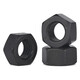 Jinggong grade 12 high strength hexagonal nut black hexagonal nut GB6170 M12 (20 pieces) grade 12