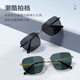 
PARZIN nylon polarized sunglasses polygonal square frame glasses stylish men trendy cool driving sunglasses men PZ8267
