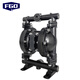 FGO pneumatic diaphragm pump high performance aluminum alloy + rubber diaphragm EGQBY-20L DN20 flow rate 2m3/h