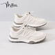 Millies Top -Layer Cowide Frühling und Herbst Outdoor Wanderschuhe Herrensportschuhe Casual Schuhe atmungsaktive dünne Herrenschuhe u1098 Weiß 39