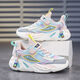 Tebbe Kinderschuhe Girls 'Sneakers Mesh atmungsaktives Single Net 2025 Neues Sommer Girl Casual Running Shoes Kinder -Turnschuhe 866 Weißes Single Net 22.5 Größe 35 Größe/innere Länge CM