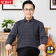 Hengyuanxiang Dads Pullover plus Samt verdickte mittlere und ältere Herren-Großvater Herbst und Winter warme Hemdkragen gefälschte zweiteilige Basishemd Hyx-9928 Dunkelgrün plus Samt 185/3xl [161-175jin [Jin gleich 0,5 kg]]